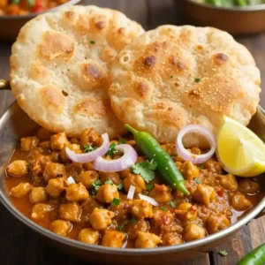 Illustration : Chole Bhature : spécialité pendjabi du nord de l&rsquo;Inde
