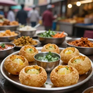 Illustration : Pani Puri : le street food emblématique de l&rsquo;Inde