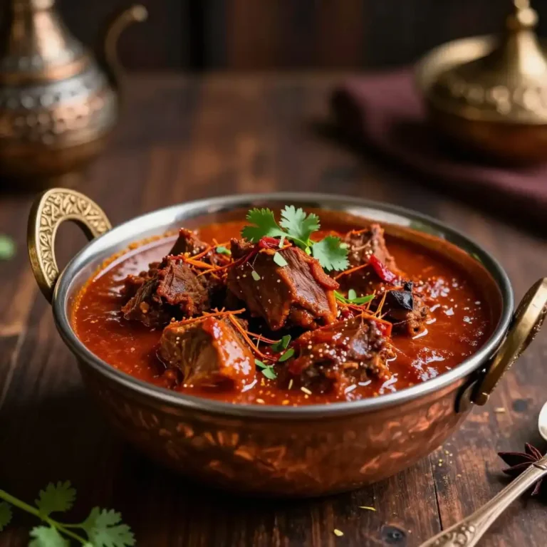 Illustration : Rogan Josh : le curry emblématique du Cachemire – Recette et histoire