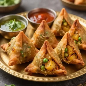 Illustration : Samosa : histoire et origines du beignet triangulaire indien